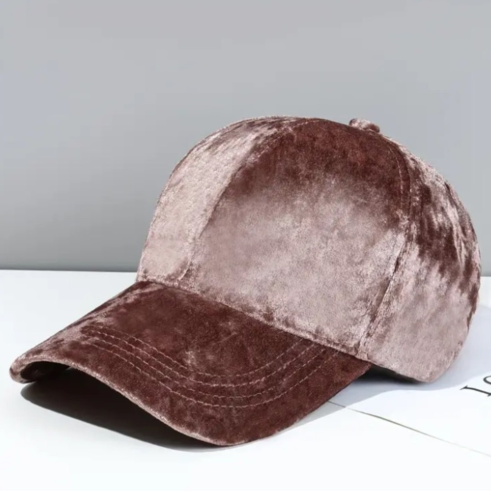 2 Colors Winter Velvet Baseball Caps